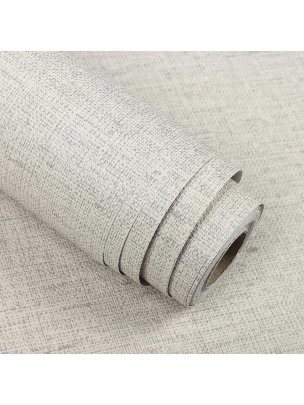 Beige Gray Wallpaper Grasscloth Peel Stick Wallpaper Contact Paper 15.7" x 118.1